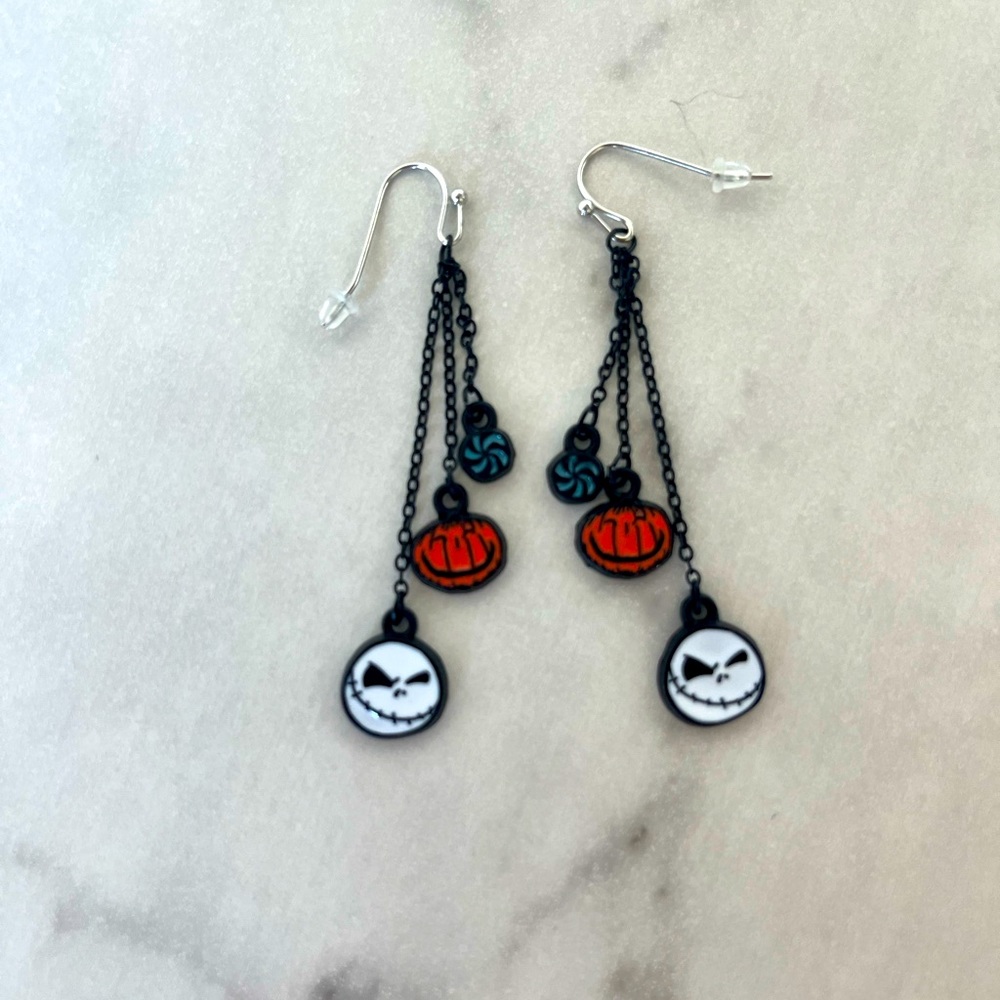 Jack skeleton earrings